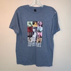 Taylor Swift Blue Graphic Short Sleeve Tee M
